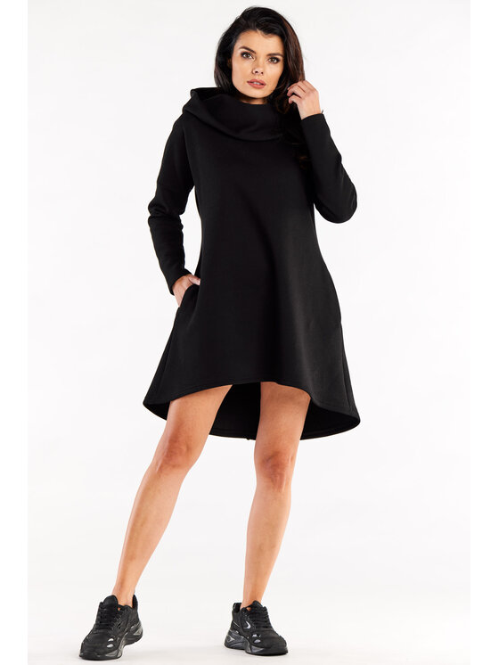 Infinite You Infinite You Úpletové šaty M328 Čierna Basic Fit