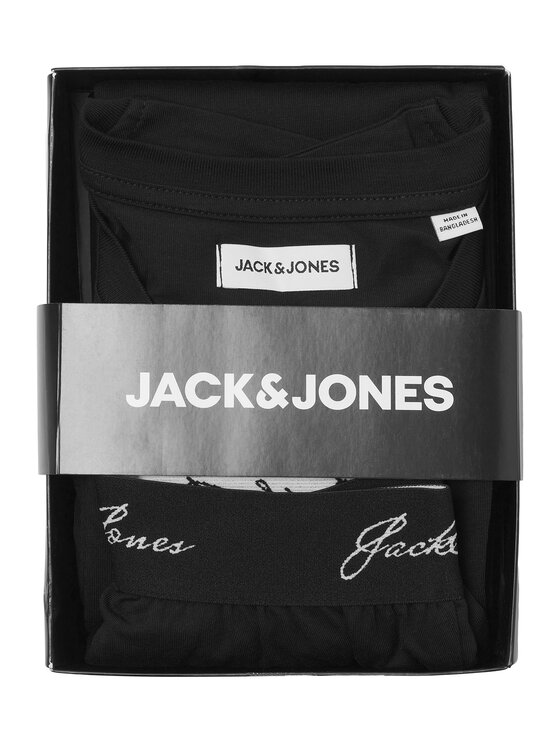 Jack & Jones Jack & Jones Pyjama Clyde 12286555 Schwarz Loose Fit
