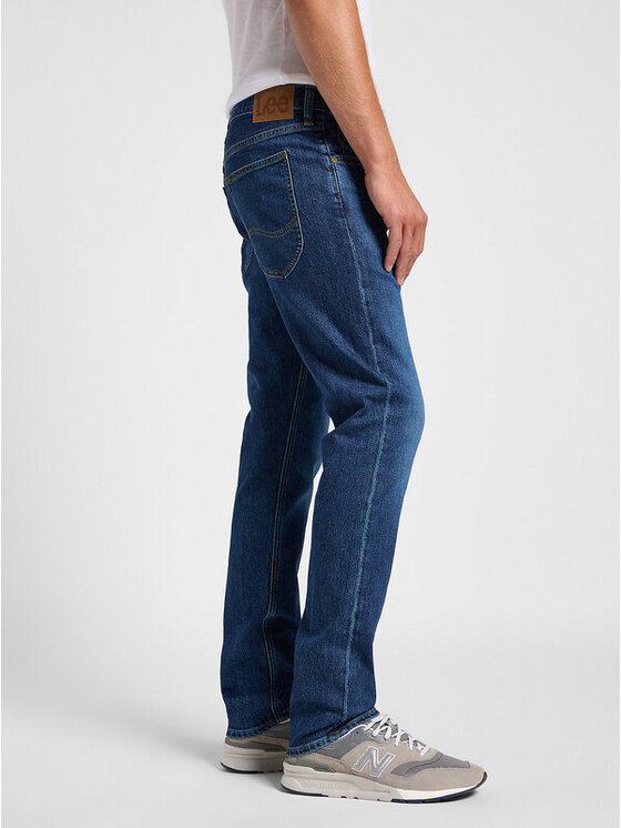 Lee Lee Jeansy LUKE Niebieski Slim Fit