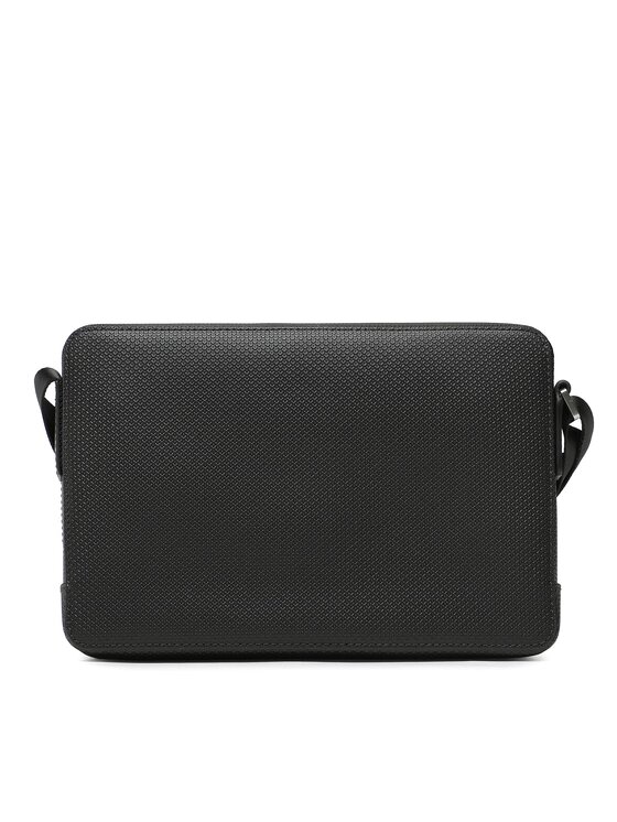 Lacoste Lacoste Мъжка чантичка Split Cow Leather NH3270CE Черен