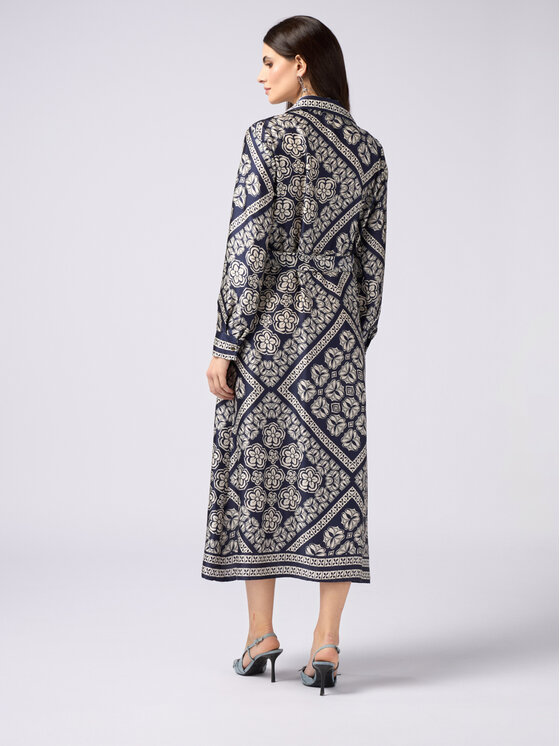 Oltre Oltre Vestito da giorno 7372R004915N0Z4 Blu A-Line Fit