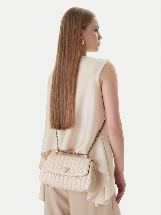 Guess Geantă Cheryl HWTQ97 20210 Écru