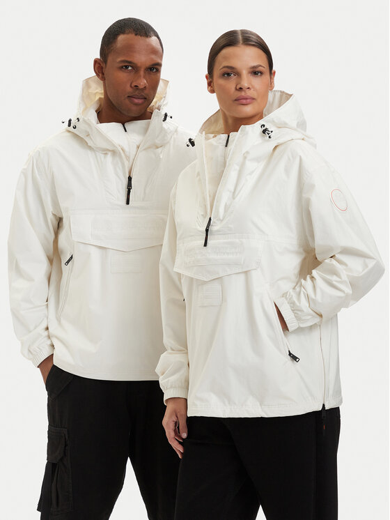 Napapijri Napapijri Bunda anorak RF Next WB NP0A4FI3 Écru Loose Fit