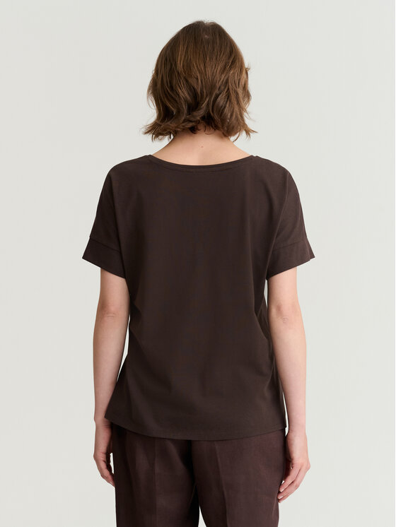 TATUUM TATUUM T-Shirt MONKI Brązowy Classic Fit