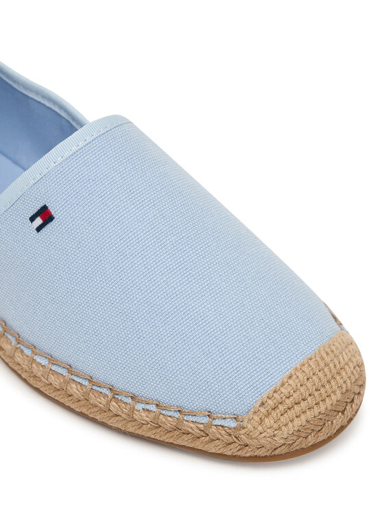 Tommy Hilfiger Tommy Hilfiger Espadryle Flag Canvas Espadrille FW0FW08541 Błękitny