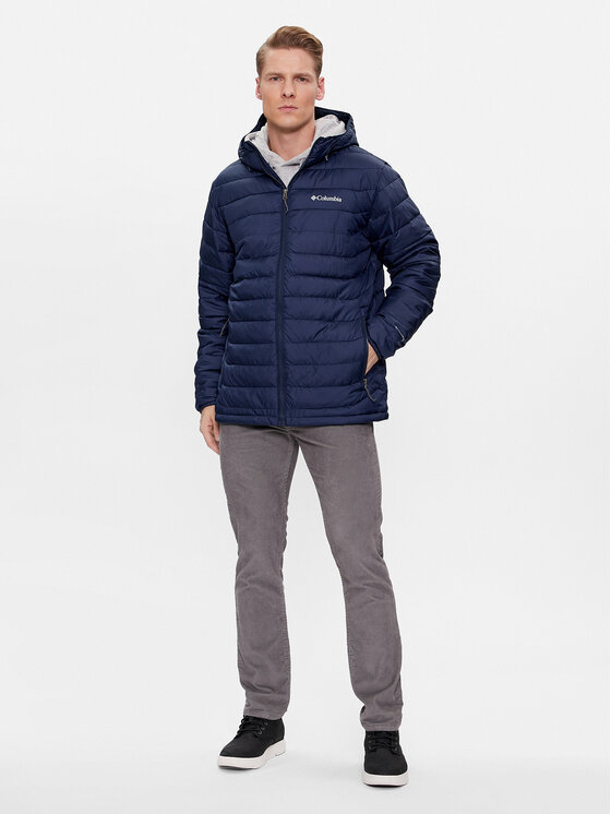 Columbia Columbia Μπουφάν χειμωνιάτικο Powder Lite 1693931 Σκούρο μπλε Regular Fit