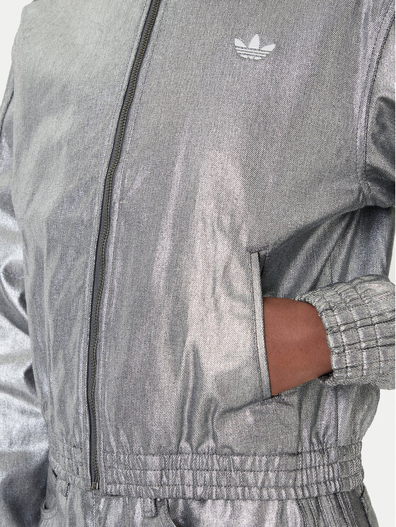 adidas adidas Jeansjacke Firebird KD2910 Silberfarben Regular Fit