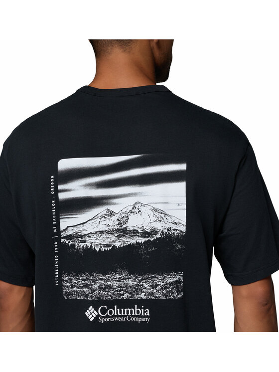 Columbia Columbia T-Shirt 215504 Czarny Regular Fit
