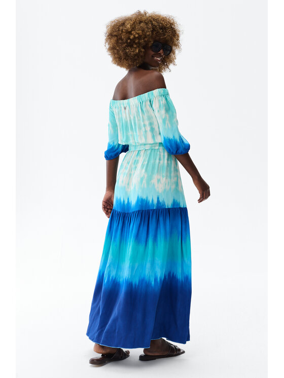 blue shadow blue shadow Sukienka codzienna Iskra Niebieski Regular Fit