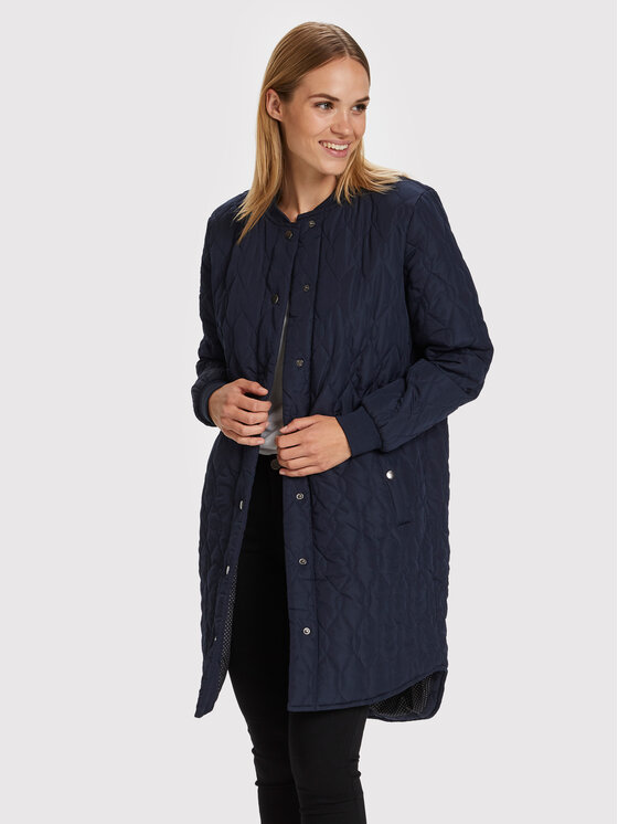 Kaffe Kaffe Демісезонний плащ Shally 10504093 Cиній Regular Fit