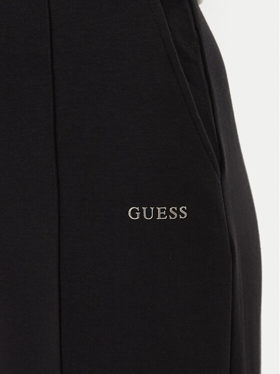 Guess Guess Teplákové nohavice V6BB28 K6741 Čierna Regular Fit