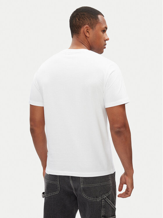 Pepe Jeans Pepe Jeans T-Shirt Flag PM509720 Bílá Regular Fit
