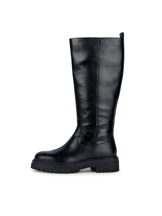 Geox Geox Oficerki D Iridea D04HRG 0BC43 C9999 Czarny