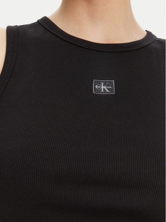 Calvin Klein Jeans Calvin Klein Jeans Top LV047C201G Czarny Slim Fit