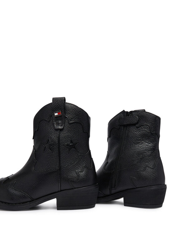 Tommy Hilfiger Tommy Hilfiger Kowbojki T3A5-35195-0036 Czarny