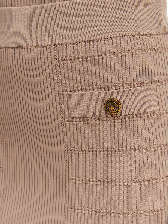 Guess Guess Ravno krilo W5YD66 Z0130 Rjava Slim Fit