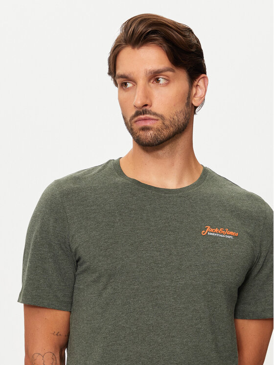 Jack&Jones Jack&Jones T-krekls Erik 12257603 Zaļš Relaxed Fit