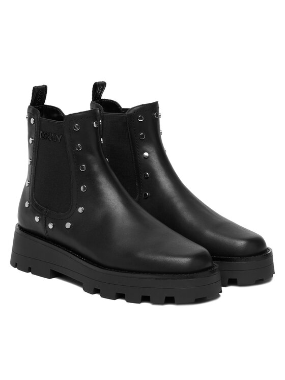 DKNY DKNY Μποτάκια με λάστιχο Shelah K4534178 Μαύρο