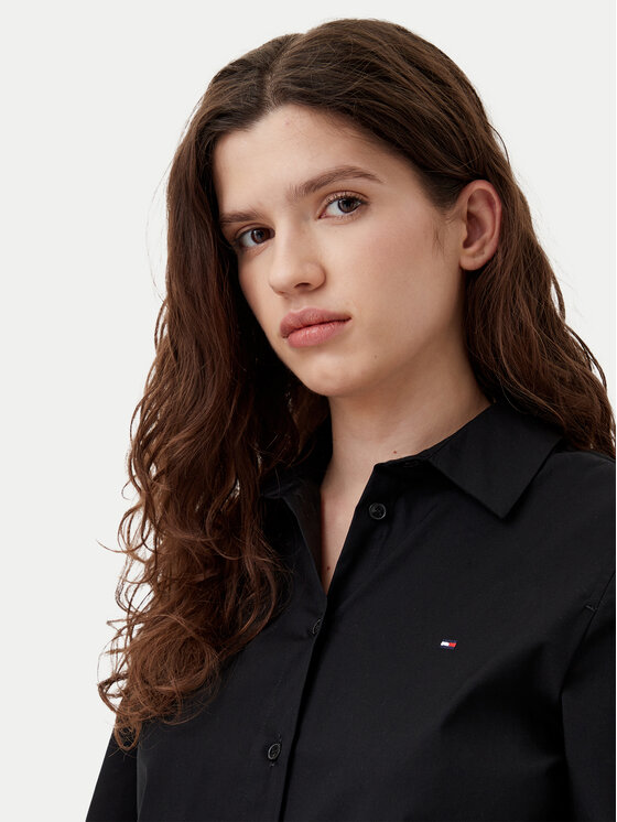 Tommy Hilfiger Tommy Hilfiger Camicia WW0WW44084 Nero Regular Fit