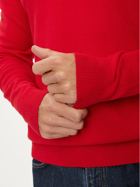 Tommy Hilfiger Tommy Hilfiger Pullover MW0MW28047 Rot Regular Fit