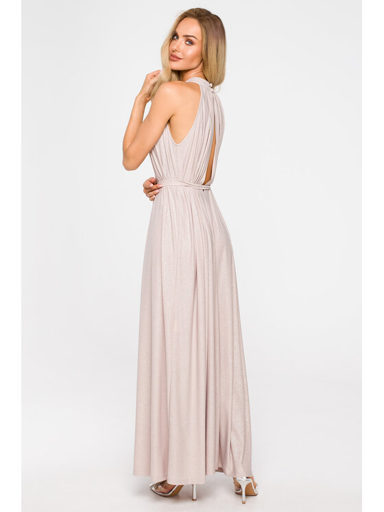 Made of Emotion Made of Emotion Abito da sera M721 Beige Premium Fit