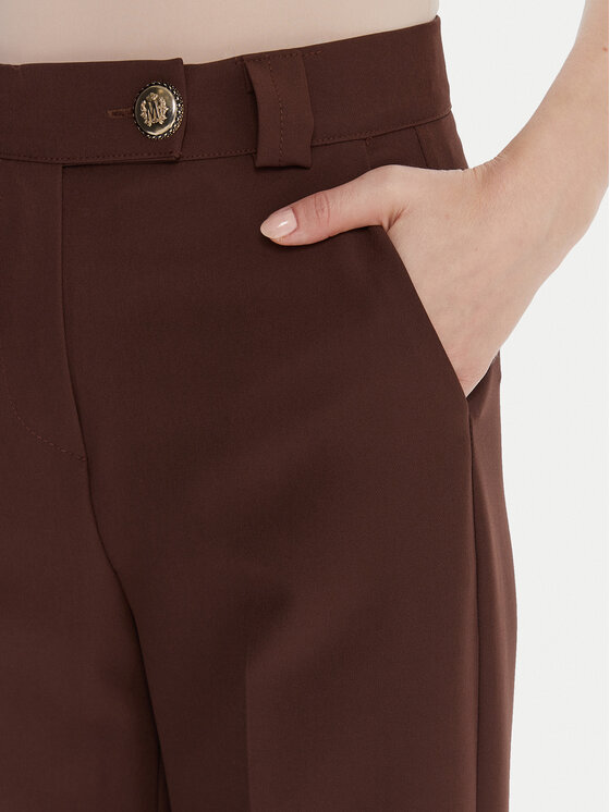 Maryley Maryley Stoffhose 25IB563/43CO Braun Regular Fit