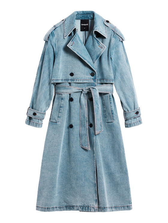 Desigual Desigual Trench Vio 26SWED17 Plava Regular Fit