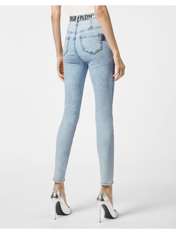 PHILIPP PLEIN PHILIPP PLEIN Jeansy 2675 Niebieski jasny Slim Fit