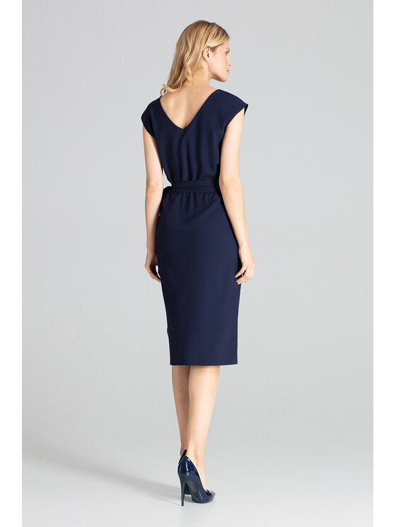 FIGL FIGL Šaty M674 Tmavomodrá Regular Fit