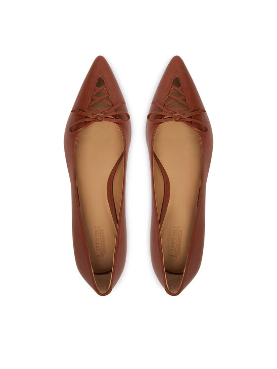 LAUREN RALPH LAUREN LAUREN RALPH LAUREN Baleriny 802P06376001 Brązowy