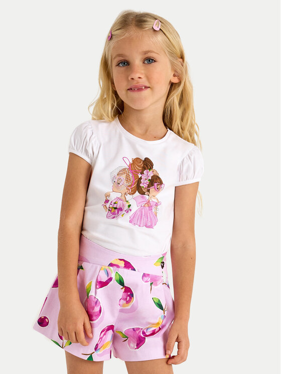 Mayoral Mayoral Stoffshorts 3905 Rosa Regular Fit