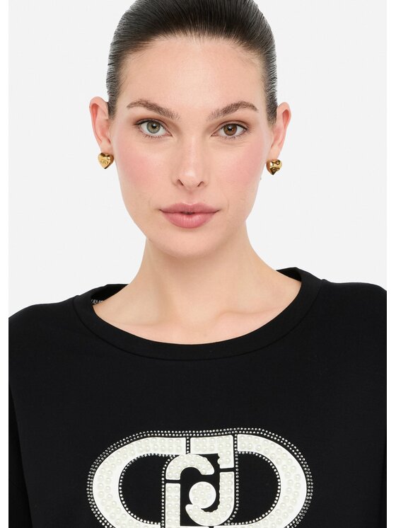 Liu Jo Liu Jo Felpa TF5154FS576R9932 Nero Regular Fit