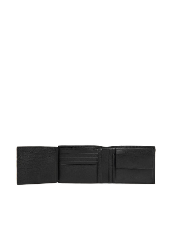 Calvin Klein Calvin Klein Πορτοφόλι Emblem Hw Trifold W/ Coin LV04D1283G Μαύρο