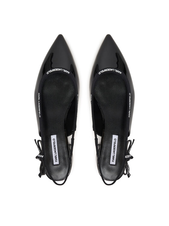 KARL LAGERFELD KARL LAGERFELD Baleríny Kerrie KL40159 Čierna