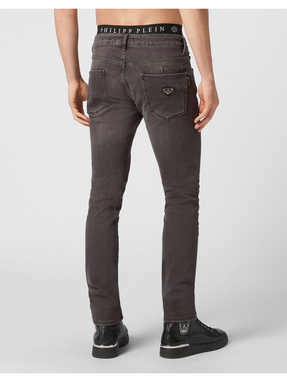 PHILIPP PLEIN PHILIPP PLEIN Jeansy 2015 Šedá Straight Leg