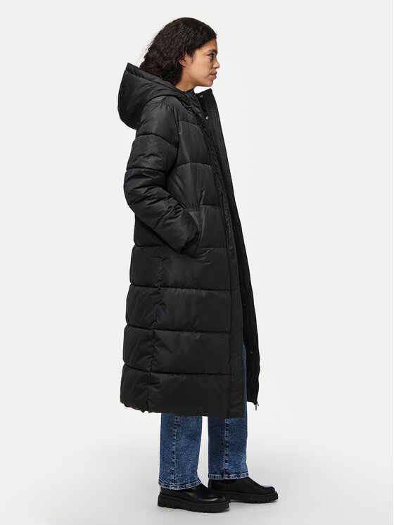 Pieces Pieces Kurtka zimowa Maddie 17150937 Czarny Regular Fit
