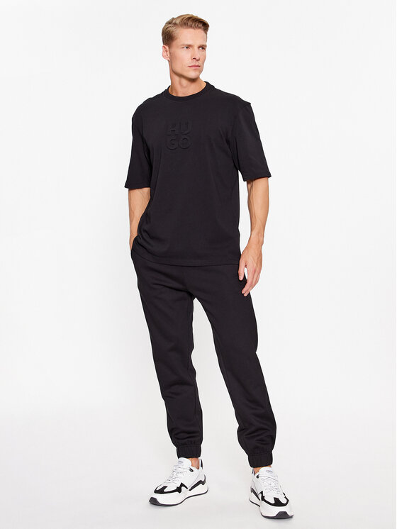 HUGO Hugo Pantaloni da tuta Dchard 50496652 Nero Relaxed Fit