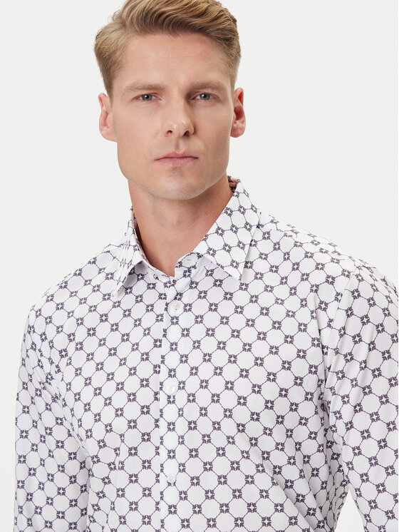 JOOP! JOOP! Košeľa 17 JSH-63Pierce 30047175 Écru Slim Fit