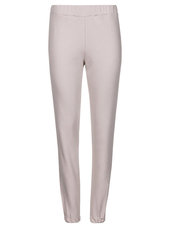 LAURELLA LAURELLA Teplákové kalhoty 3TU010 Béžová Regular Fit