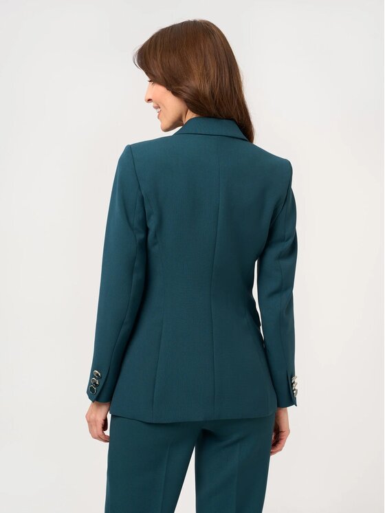 Willsoor Willsoor Marynarka 68211 Zielony Slim Fit