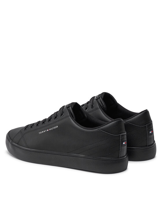Tommy Hilfiger Tommy Hilfiger Снікерcи Th Hi Vulc Core Low Leather FM0FM05041 Чорний