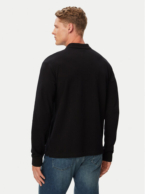 Karl Lagerfeld Jeans Karl Lagerfeld Jeans Polo majica B3M17036 Črna Relaxed Fit