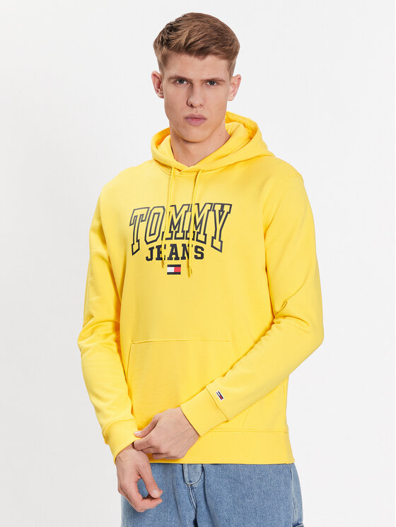 Tommy Jeans Majica Dugih Rukava Entry Graphic DM0DM16792 Žuta Regular Fit