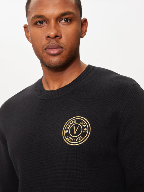 Versace Jeans Couture Pull 77GAFMH7 Noir Regular Fit