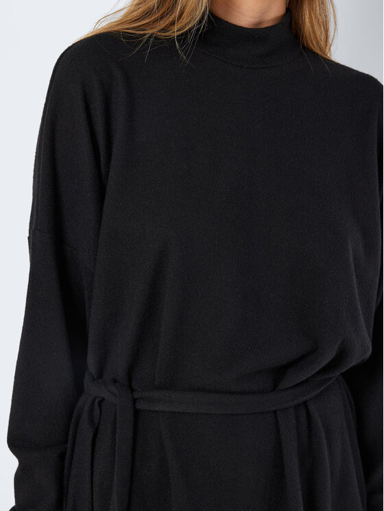 Noisy May Noisy May Rochie tricotată City 27013883 Negru Regular Fit