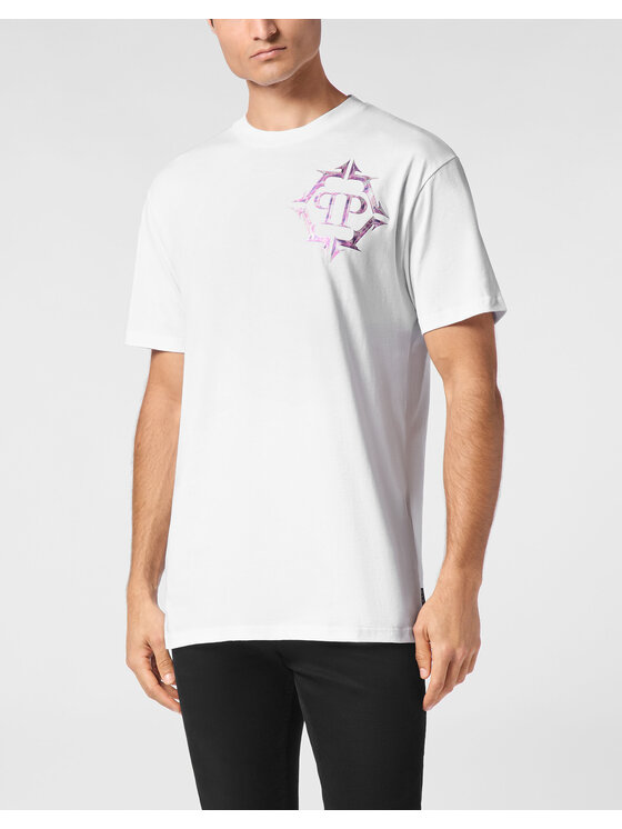 PHILIPP PLEIN PHILIPP PLEIN T-Shirt 9453 Bílá Regular Fit