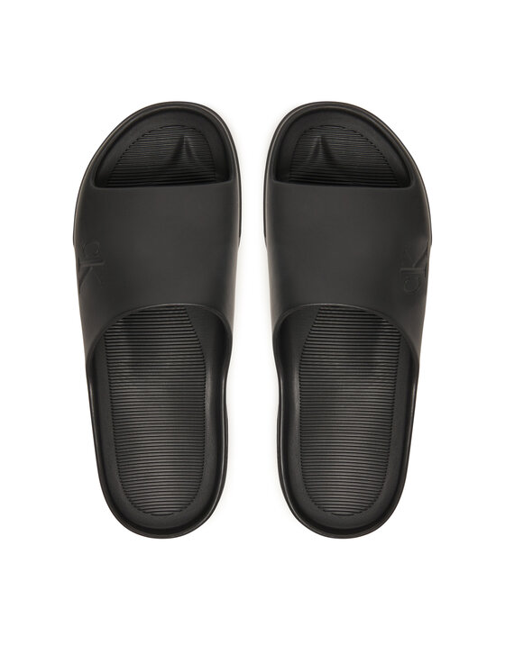 Calvin Klein Calvin Klein Papucs *J Chunky Slide Onepiece Ru YM0YM01394 Fekete