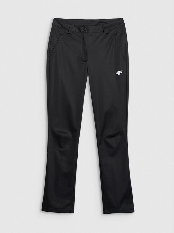 4F 4F Spodnie outdoor HALNY Czarny Slim Fit