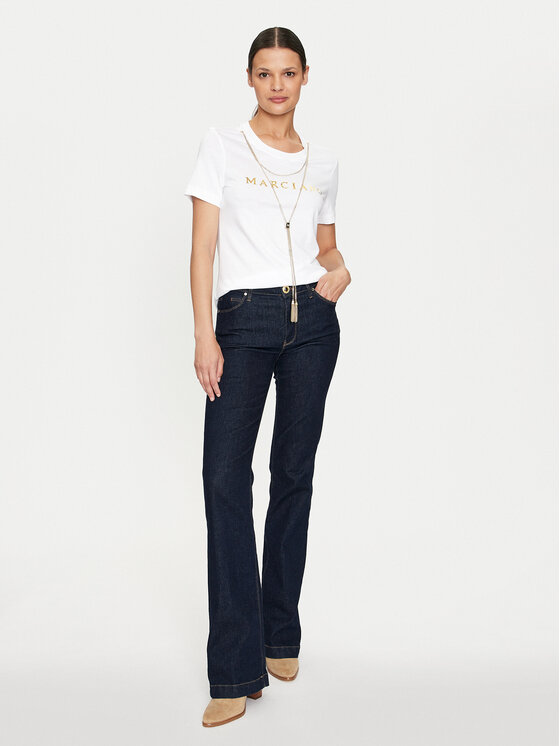 Marciano Guess Marciano Guess Póló Olivia 4YGI16 6138A Fehér Regular Fit