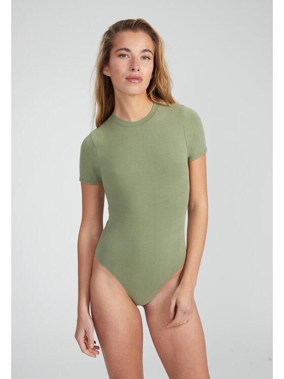 Style Republic Style Republic Body Shortsleeve Zielony Curvy Fit